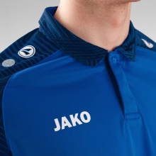 JAKO Sport-Polo Performance (Polyester-Micro-Mesh, atmungsaktiv, schnelltrocknend) royalblau/marine Herren